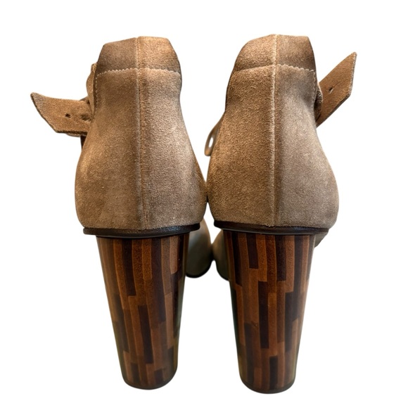 Free People Nouvella Wrap Taupe Heels Taupe, Sz EU39 - Picture 10 of 16